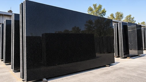 design visualisation of Absolute Black Granite: Slab selection