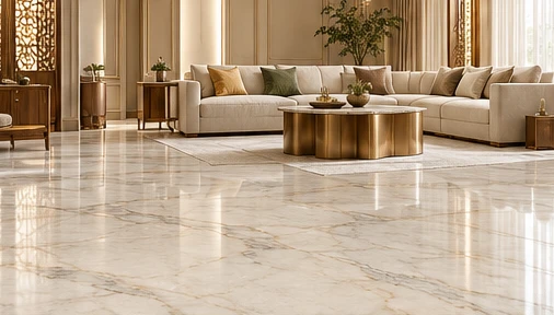 design visualisation of Albeta Marble: Living-room floor