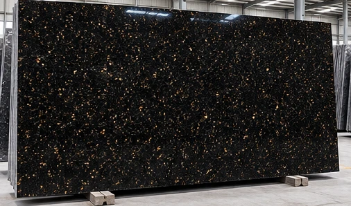 Illustrative Black Galaxy Granite concept