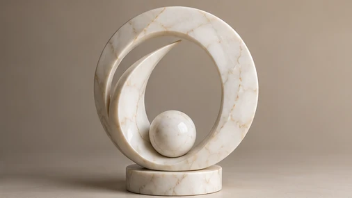 design visualisation of Custom Marble Sculpture: Design 4