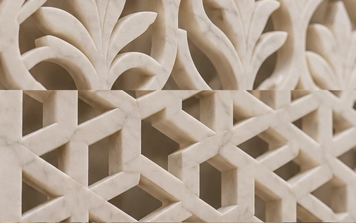 design visualisation of Decorative Jali Panel: Detail view