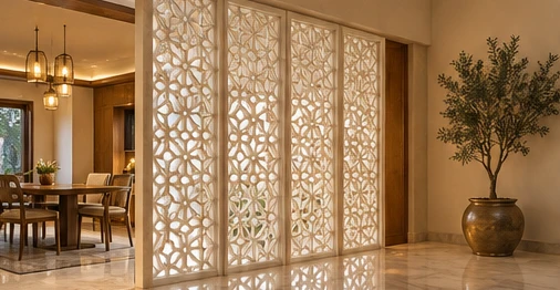 design visualisation of Decorative Jali Panel: Setting 1