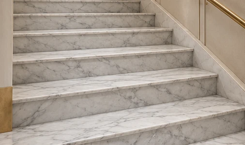 design visualisation of Dungri Marble: Stair detail