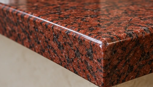 design visualisation of Lakha Red Granite: Edge detail