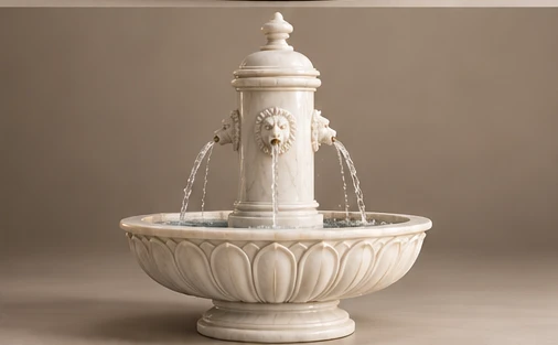 design visualisation of Marble Fountain: Detail view