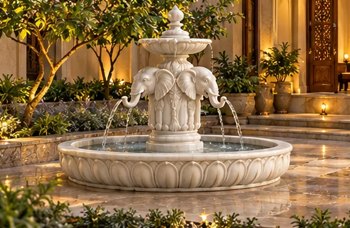 design visualisation of Marble Fountain: Setting 3
