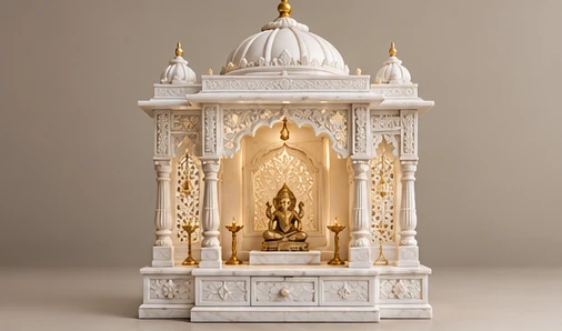 Illustrative Marble Home Temple concept