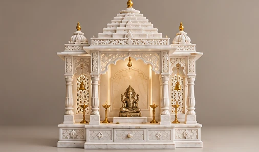 design visualisation of Marble Home Temple: Design 2