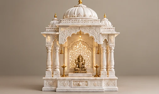 design visualisation of Marble Home Temple: Design 3