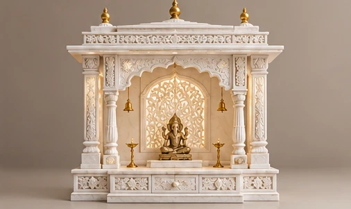 design visualisation of Marble Home Temple: Design 4
