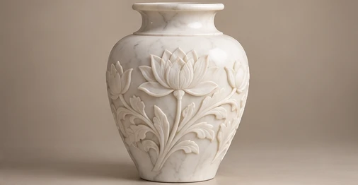 design visualisation of Marble Vase: Design 4