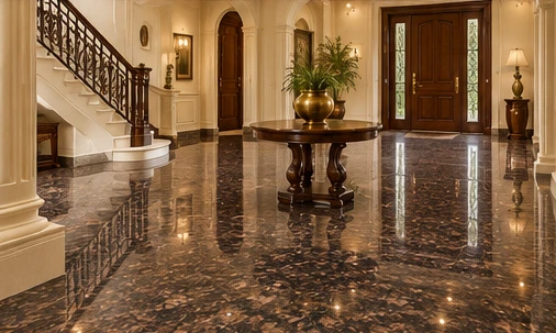 design visualisation of Tan Brown Granite: Entrance floor